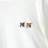 メゾン キツネ ダブルフォックス Tシャツ ホワイト - NEWSED