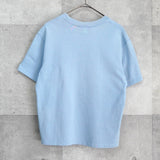 アミパリ アミパリス ハートロゴ Tシャツ ブルー - NEWSED