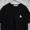 メゾン キツネ チラックスフォックス Tシャツ ブラック