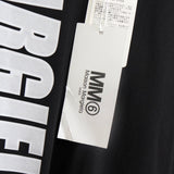 エムエムシックス メゾン マルジェラ ロゴ Tシャツ ブラック タグ付き未使用品 - NEWSED