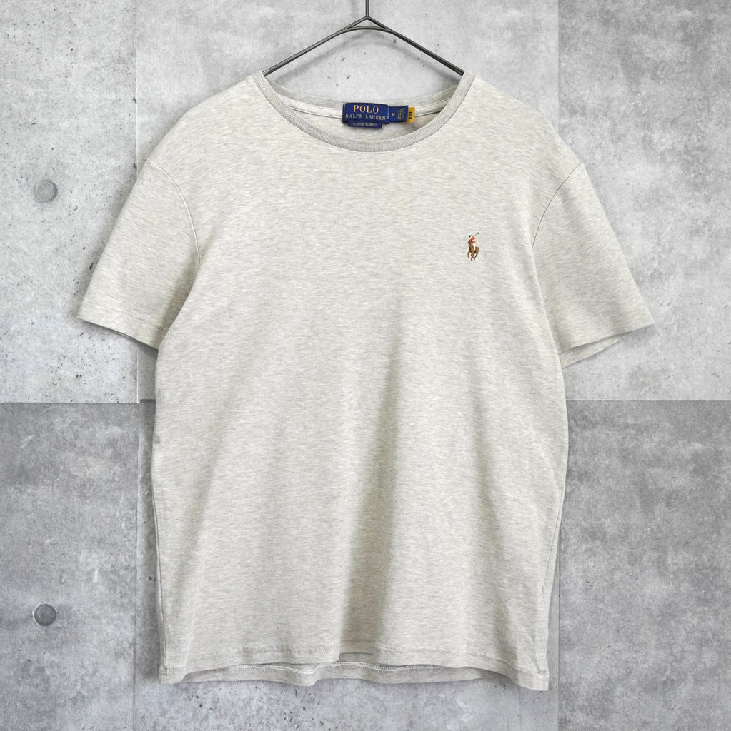 ポロラルフローレン スモールポニー ロゴ Tシャツ グレージュ