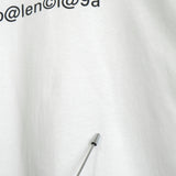 バレンシアガ ロゴ オーバーサイズ Tシャツ ホワイト - NEWSED