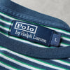ポロ バイ ラルフローレン ロゴ刺繍 ボーダー柄 Tシャツ マルチカラー