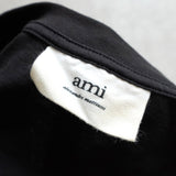 アミパリ アミ パリス ハートロゴ Tシャツ ブラック - NEWSED