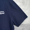 Maison Kitsune 海军蓝刺绣徽标 T 恤