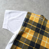 Comme des Garçons 黄/白格纹 T 恤