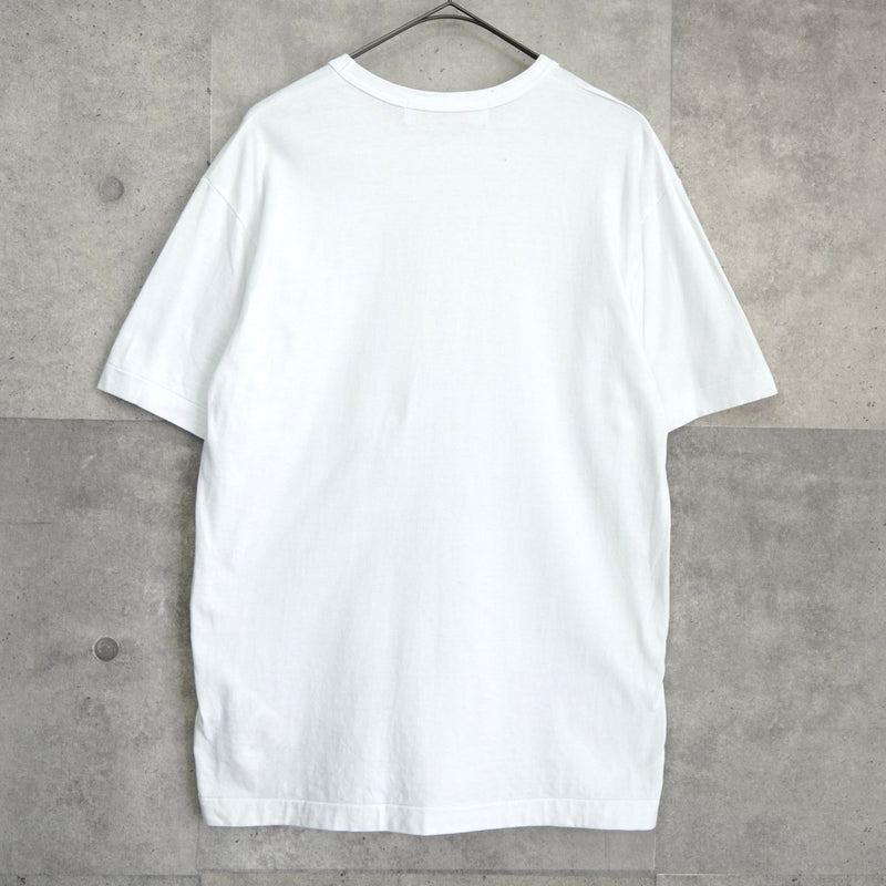 プレイ コムデギャルソン ハートロゴ Tシャツ ホワイト - NEWSED