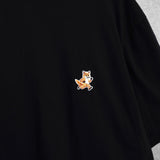 メゾン キツネ スピーディーフォックス Tシャツ ブラック - NEWSED
