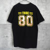 Stüssy Numbering Print T-Shirt in Black