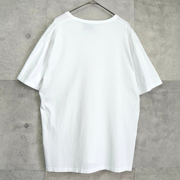 ロエベ バブル ロゴ 刺繍 Tシャツ ホワイト - NEWSED
