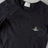 Vivienne Westwood Orb 刺绣 T 恤，短袖，女款，黑色