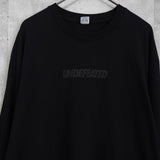 アンディフィーテッド ロゴ ロンT ブラック - NEWSED