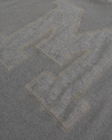 エムエムシックス メゾン マルジェラ イニシャルロゴパッチ 異素材切り替え Tシャツ グレージュ レディース - NEWSED