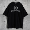 バレンシアガ ロゴ Tシャツ ブラック