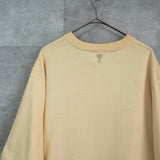 アミパリ アミ パリス ロゴ Tシャツ イエロー - NEWSED