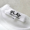 プレイ コムデギャルソン ハートロゴ Tシャツ ホワイト