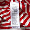 Gucci Print Striped T-Shirt in Red/White