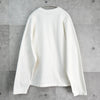 Jil Sander 徽标大码长袖上衣 白色