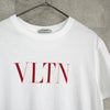 Valentino 白色徽标 T 恤