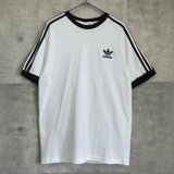 アディダス トレフォイルロゴ Tシャツ ホワイト / ブラック - NEWSED