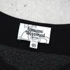 Vivienne Westwood 球形刺绣边框 T 恤（黑色/灰色）