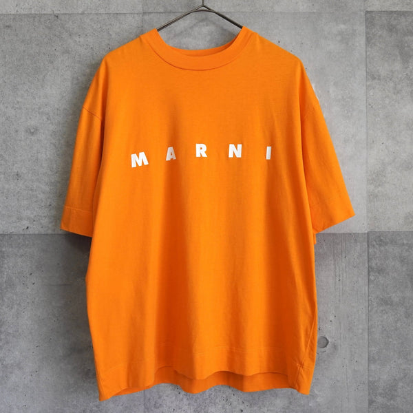 マルニ ロゴ Tシャツ オレンジ - NEWSED