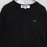 プレイ コムデギャルソン ハートロゴ ロンT ブラック - NEWSED