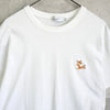Maison Kitsune Chillax 白色狐狸T恤