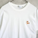 メゾンキツネ チラックスフォックス Tシャツ ホワイト - NEWSED
