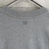 アミ パリス アミパリ ロゴ刺繍  オーバーサイズ Tシャツ グレー