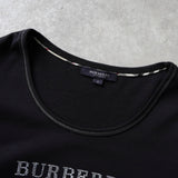 バーバリー ラインストーン ロゴ Tシャツ ブラック レディース - NEWSED