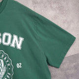 メゾンキツネ カレッジロゴ Tシャツ グリーン - NEWSED