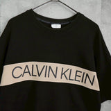 カルバンクライン ロゴ Tシャツ ブラック - NEWSED