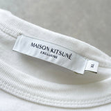 メゾン キツネ フォックス プリント Tシャツ ホワイト - NEWSED
