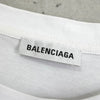 Balenciaga 徽标T恤白色
