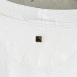 ヴァレンティノ スタッズ Tシャツ 裏地付き ホワイト - NEWSED