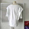 MM6 Maison Margiela Faux Layered Half-Sleeve T-Shirt in White for Women
