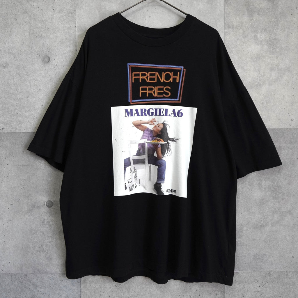 MM6 Maison Margiela 黑色印花 T 恤