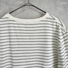 セリーヌ トリオンフ ボーダー柄 Tシャツ ホワイト