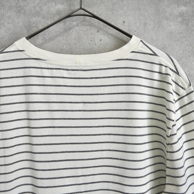セリーヌ トリオンフ ボーダー柄 Tシャツ ホワイト - NEWSED