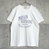 メゾンキツネ ロゴ Tシャツ ホワイト - NEWSED