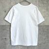 Play Comme des Garçons 白色心形徽标 T 恤