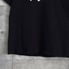 メゾン キツネ 筆記体ロゴ Tシャツ ブラック