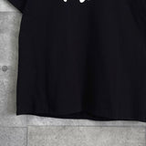 メゾン キツネ 筆記体ロゴ Tシャツ ブラック - NEWSED