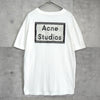 アクネストゥディオズ バックロゴ オーバーサイズ Tシャツ ホワイト