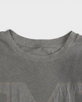 エムエムシックス メゾン マルジェラ イニシャルロゴパッチ 異素材切り替え Tシャツ グレージュ レディース - NEWSED
