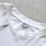 ロエベ アナグラム 刺繍 Tシャツ ホワイト レディース - NEWSED