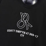 オーワイ ロゴ レイヤード ドッキング チェック柄 Tシャツ 長袖シャツ ブラック - NEWSED