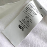 エムエムシックス メゾンマルジェラ プリント Tシャツ ホワイト - NEWSED