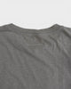 エムエムシックス メゾン マルジェラ イニシャルロゴパッチ 異素材切り替え Tシャツ グレージュ レディース